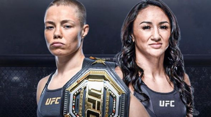 Rose Namajunas (izq.) y Carla Esparza disputarán el título paja de la UFC. Foto: Instagram carlaesparza1