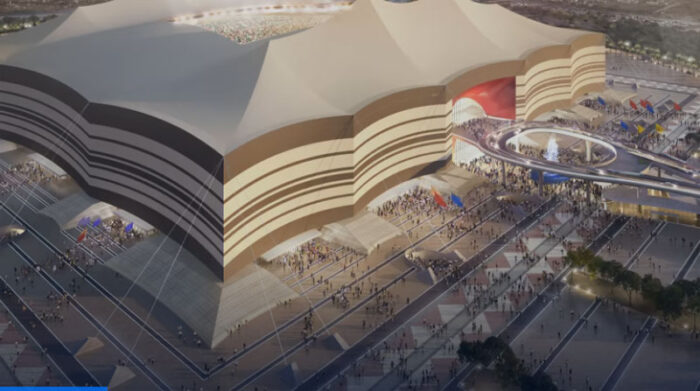 El estadio Al Bayt acogerá el partido inaugural del Mundial Qatar 2022. Foto: FIFA.