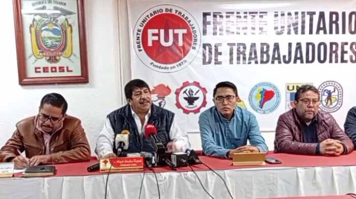 Dirigentes del FUT ratifican la movilización nacional para el próximo domingo 1 de mayo, cuestionan las actuaciones del Gobierno. Foto: Captura de pantalla.