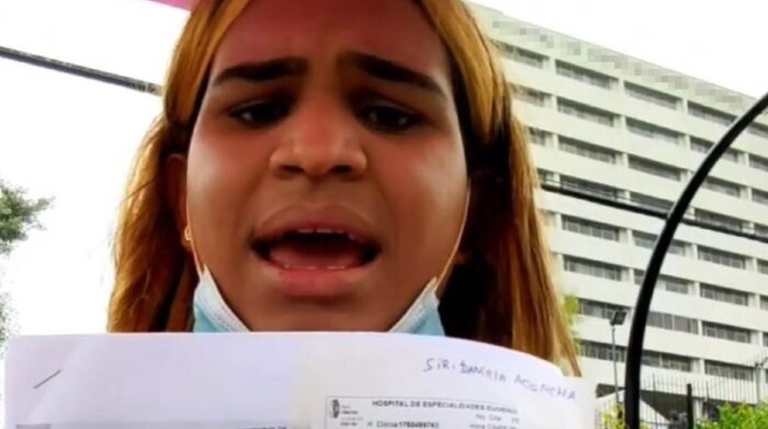 Siri Daniela Aconcha tiene 22 años, es una mujer trans y migrante venezolana, residente en Quito. Foto: captura de pantalla.