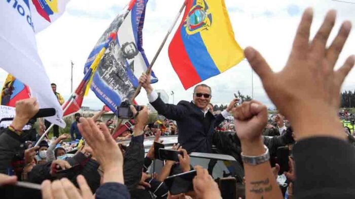 Jorge Glas, exvicepresidente de Ecuador, dejó la prisión el domingo 10 de abril de 2022. Foto: Diego Pallero / EL COMERCIO.
