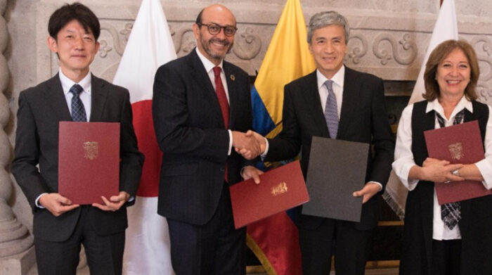 Acuerdo entre Ecuador y Japón para la protección del patrimonio ecuatoriano. Foto: Twitter @CancilleriaEc