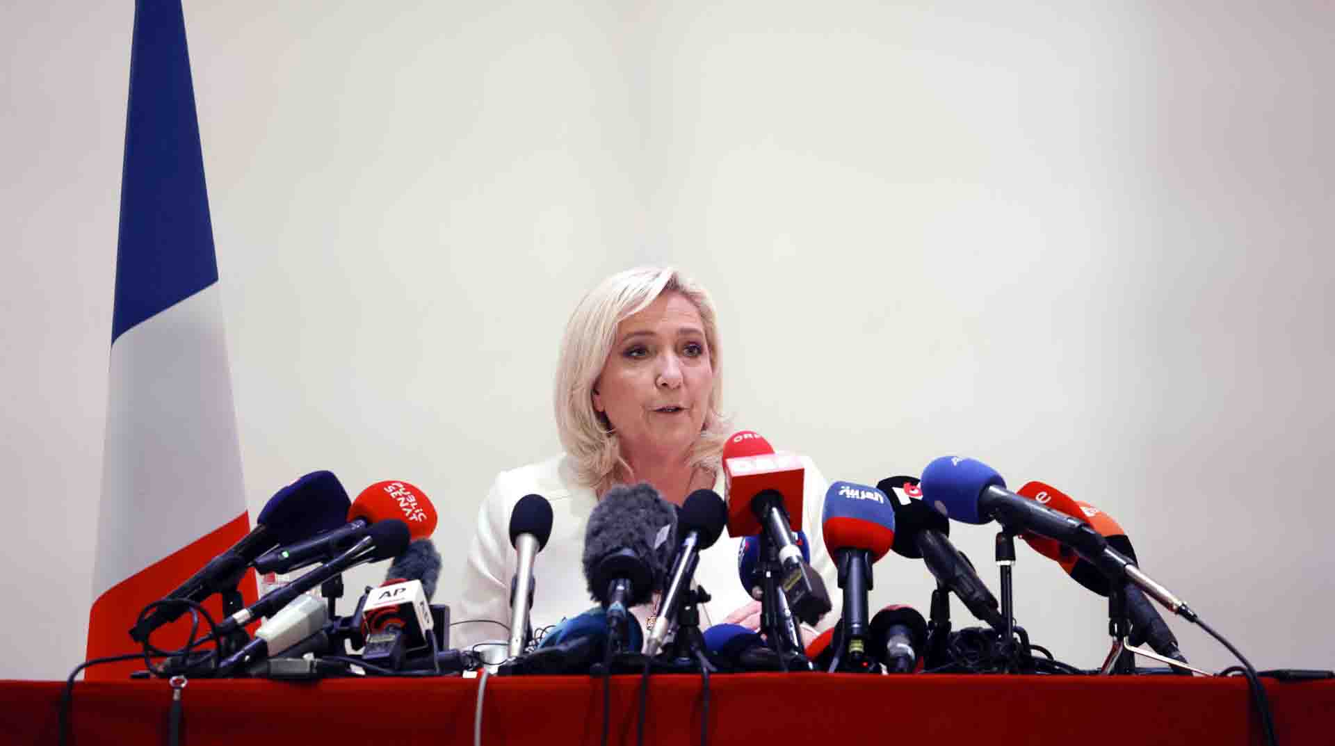 La candidata ultraderechista a la presidencia francesa, Marine Le Pen, evitó referirse como genocidio a los hechos ocurridos en Ucrania. EFE