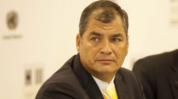 Se firmó el pedido para extraditar al expresidente Rafael Correa desde Bélgica. Foto: Archivo EL COMERCIO
