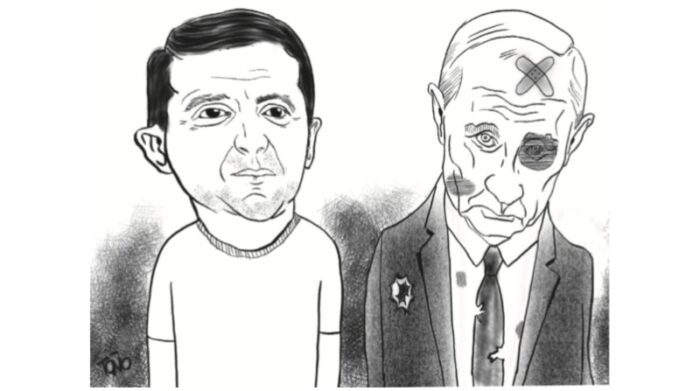 60 días de la invasión a Ucrania. Caricatura de Toño