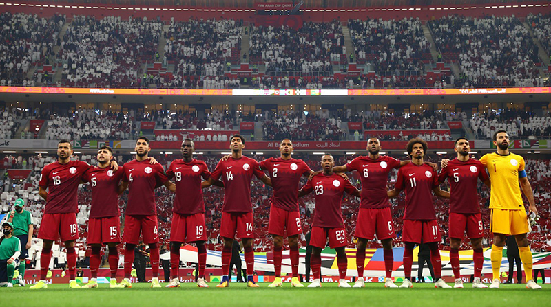 La selección de Qatar es la anfitriona de la cita mundialista. Foto: Twitter @QFA_EN
