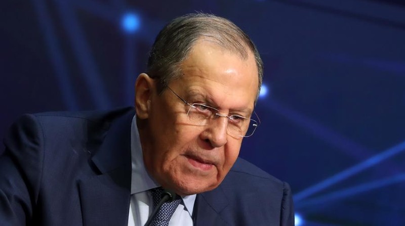 El ministro ruso de Exteriores, Sergei Lavrov, alertó sobre el peligro de una guerra nuclear. Foto: EFE