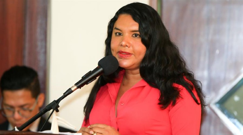 La cofundadora y directora ejecutiva de la Cámara LGBT+ de Comercio y Turismo de Ecuador, Diane Rodríguez. Foto: Archivo / EFE