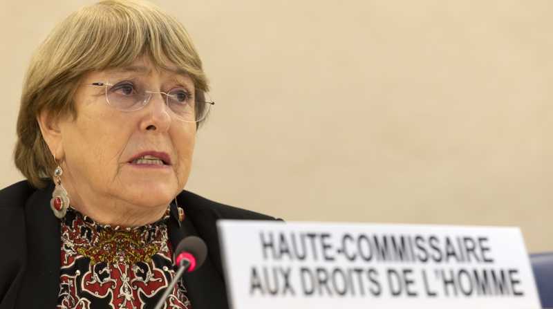La alta comisionada de la ONU para los derechos humanos, la chilena Michelle Bachelet. Foto: EFE