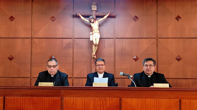 Los Obispos del Ecuador dieron un mensaje al país este 29 de abril. Foto: Twitter @Confepec