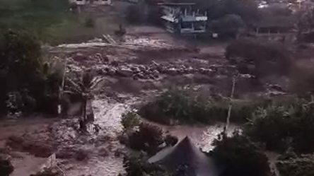 Imágenes del desboramiento del río Chantaco, en Santa Isabel. Foto: Captura de pantalla.