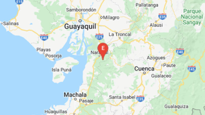 El sismo se registró en Naranjal, Guayas, pero se sintió en Guayaquil y Cuenca. Foto: Twitter IG
