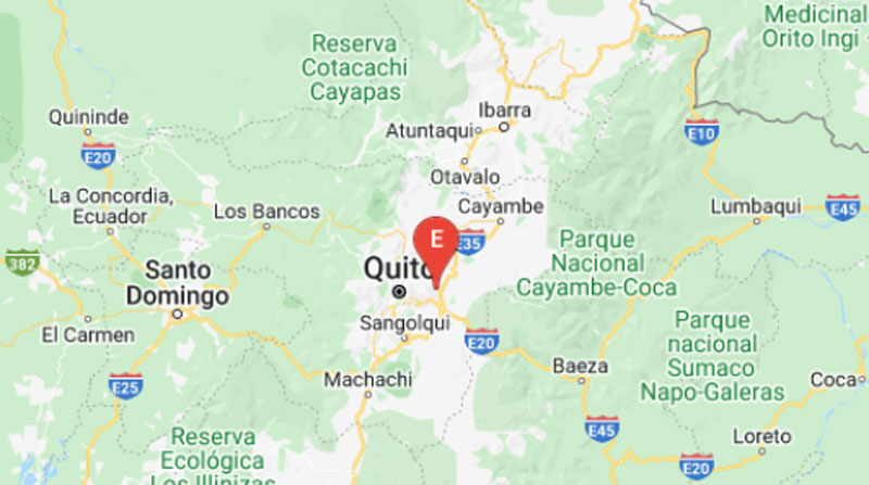 Un sismo de 3.8 de magnitud se registró en Quito este 16 de abril de 2022, a seis años del terremoto del 2016 que afectó Manabí y Esmeraldas. Foto: Twitter IG