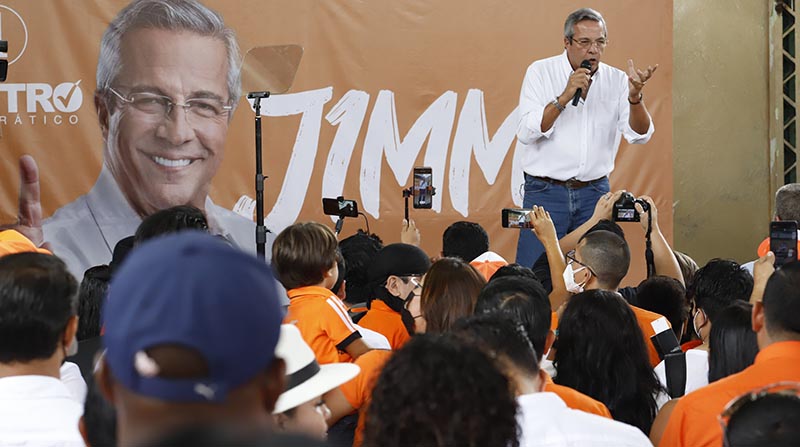 Jimmy Jairala reveló su intención de ser candidato a la alcaldía de Guayaquil. Foto: Cortesía Centro Democrático.