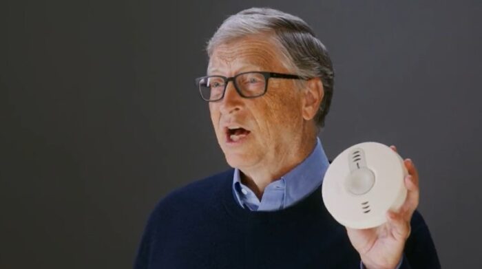 Bill Gates se contagió de covid-19 a pesar de estar totalmente vacunado. Foto: Captura