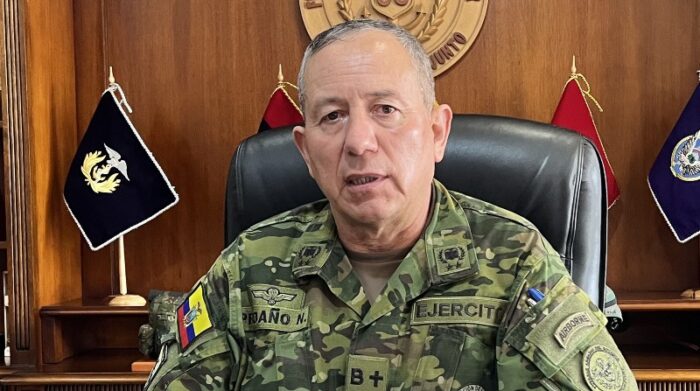 General Nelson Proaño Rodríguez , Jefe del Comando Conjunto de Las Fuerzas Armadas. Foto: Cortesía