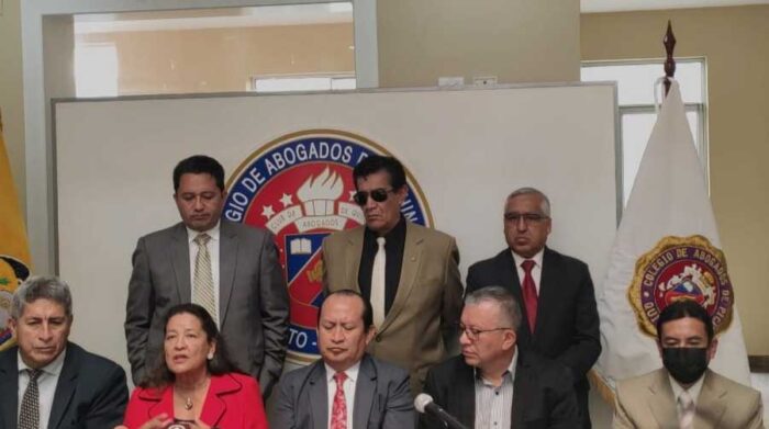 La Federación Nacional de Abogados del Ecuador pide la destitución de las autoridades del Consejo de la Judicatura (CJ) por supuesto incumplimiento de funciones. Foto: Karina Sotalín / EL COMERCIO.