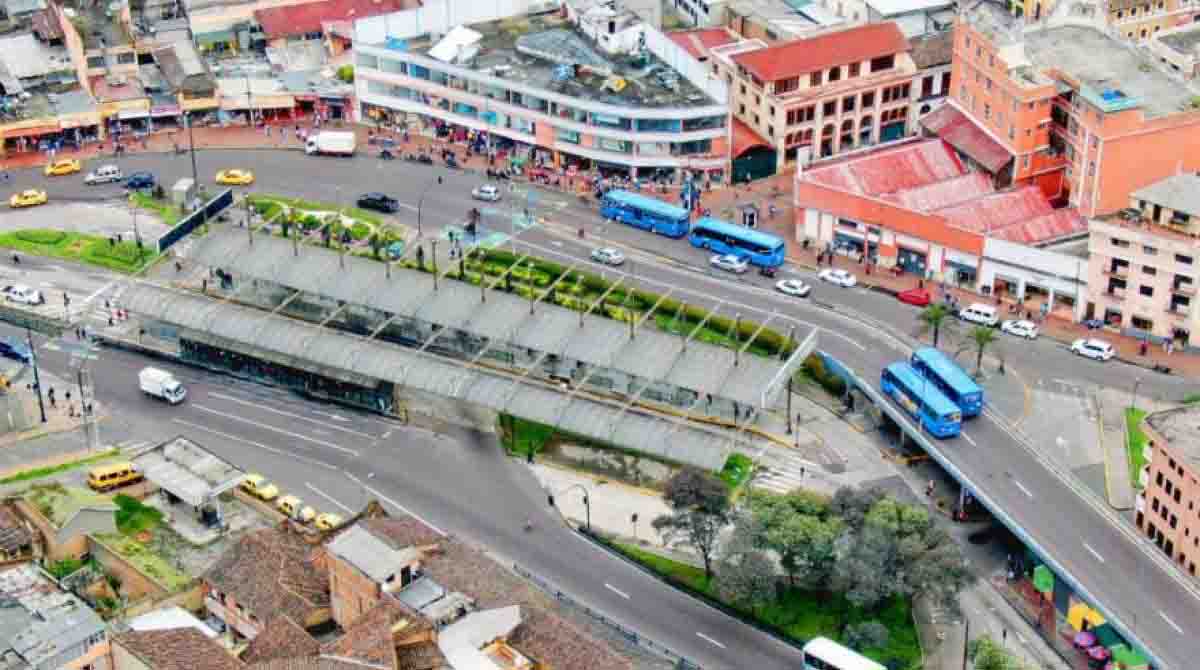 La estación de transferencia Marín Central de la Ecovía y del Corredor Central Norte permanecerán cerradas por 60 días. Foto: Empresa de Transporte de Pasajeros de Quito.