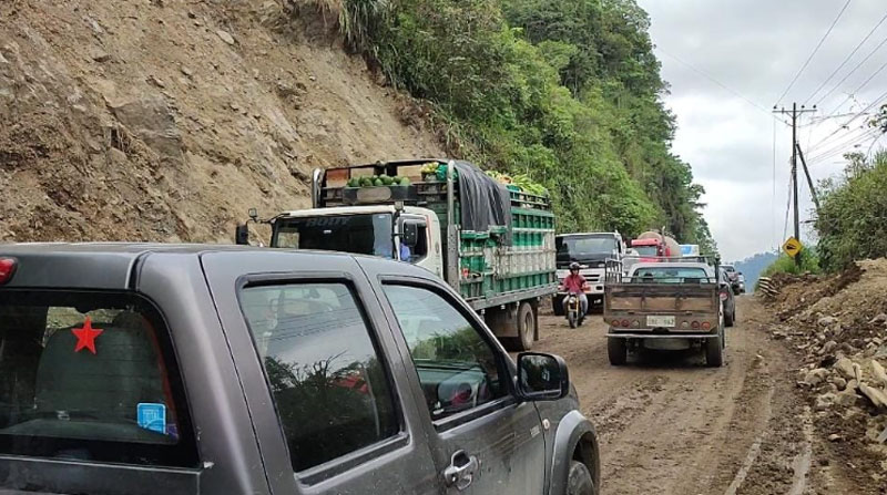 En las zonas afectadas de la carretera los trabajos concluyeron este viernes 27 de mayo de 2022. Foto: Cortesía Prefectura de Santo Domingo