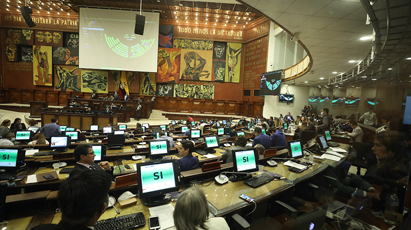La resolución fue aprobada con 81 votos a favor. El oficialismo votó en contra. Foto: Asamblea