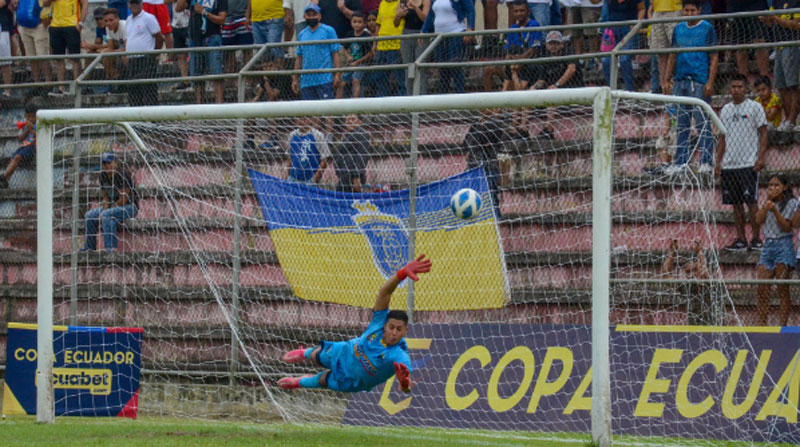 Bonita Banana y Libertad jugaron en la Copa Ecuador el 29 de mayo del 2022. Foto: Twitter @CopaEcuador
