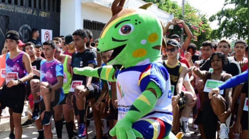 Guatapí es la mascota de los Juegos Bolivarianos 2022. Foto: Twitter @JBolivarianos22