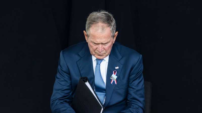 El expresidente de EE.UU., George Bush, se confunde en su discurso. Foto: EFE/ArchivoEl expresidente de EE.UU., George Bush, se confunde en su discurso. Foto: EFE/Archivo