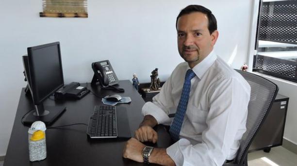 José Luis Cortázar cuando fue nombrado gerente encargado de Petroamazonas en 2016. Foto: Petroamazonas