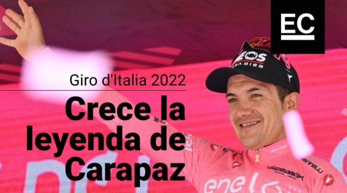 Imagen especial Richard Carapaz, subcampeón del Giro de Italia 2022