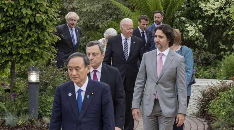 Los líderes del G-7 (Alemania, Canadá, Estados Unidos, Francia, Italia, Japón y Reino Unido) se han comprometido a prohibir las importaciones de petróleo ruso. Foto: Europa Press/ Archivo