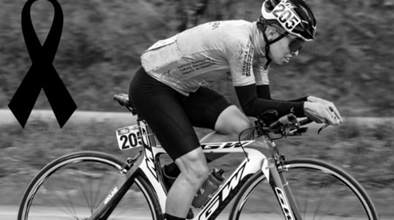 Luto en el ciclismo por el fallecimiento de Andrés David Arévalo. Foto: Twitter @fedeciclismocol