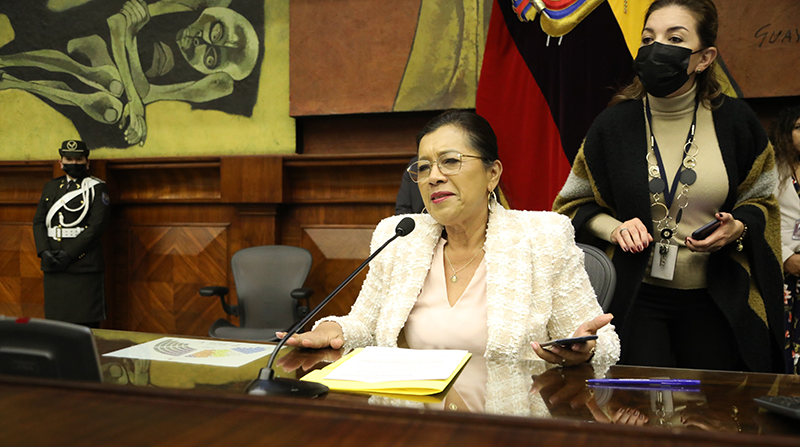 Llori suspendió la sesión 774 del Pleno. Foto: Asamblea