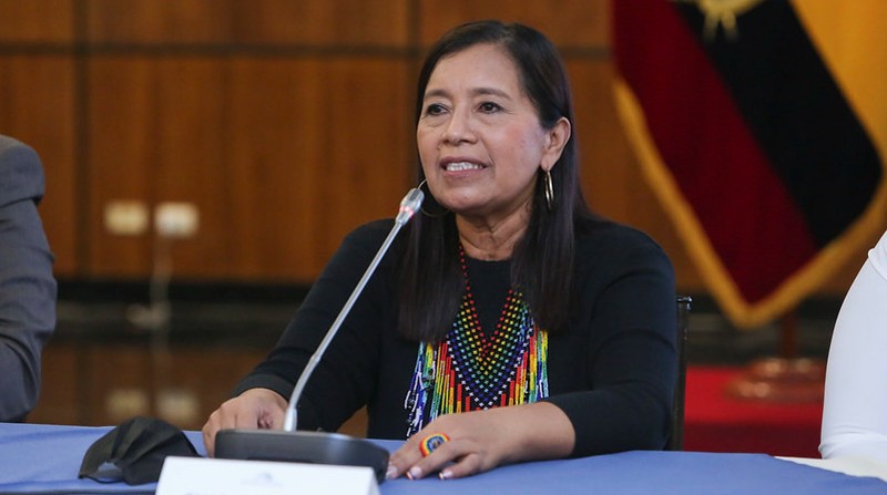 Guadalupe Llori, presidenta de la Asamblea Nacional en Ecuador. Foto: Flickr Asamblea