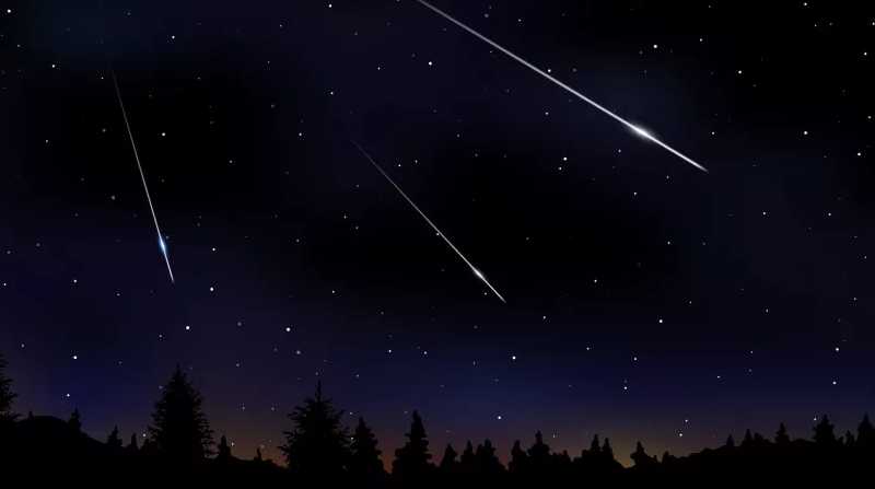 A finales de mes se podrá observar una lluvia de meteoritos. Foto: Europa Press