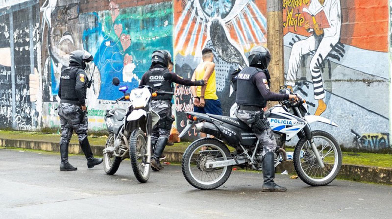 Los internos fueron recapturados, luego de la masacre en la cárcel de Santo Domingo. Foto: Cortesía