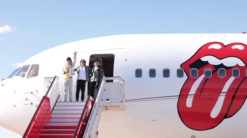 The Rolling Stones llegaron este jueves a Madrid para comenzar la que puede ser su última gira. Foto: Facebook