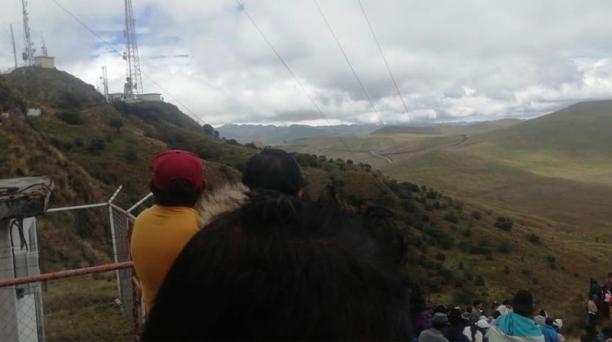 En esta zona se encuentran los equipos de transmisión y repetición de las estaciones de radio y los canales de televisión que tienen su cobertura Tungurahua, Cotopaxi y Chimborazo. Foto: Cortesía