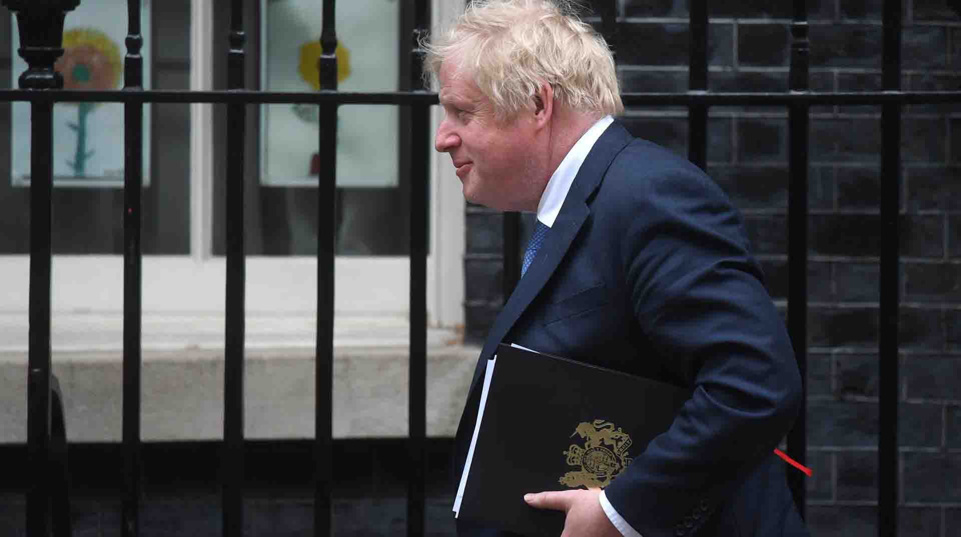 El primer ministro británico, Boris Johnson, se enfrenta este lunes a la votación que llevarán a cabo los diputados de su partido. Foto: EFE.