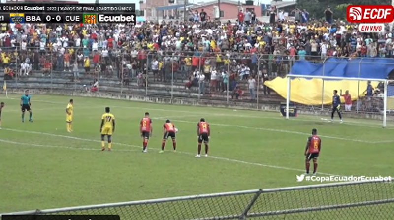 Deportivo Cuenca y Bonita Banana jugaron en la Copa Ecuador. Foto: captura de pantalla