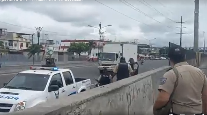 Disturbios en la Perimetral, al sur de Guayaquil
