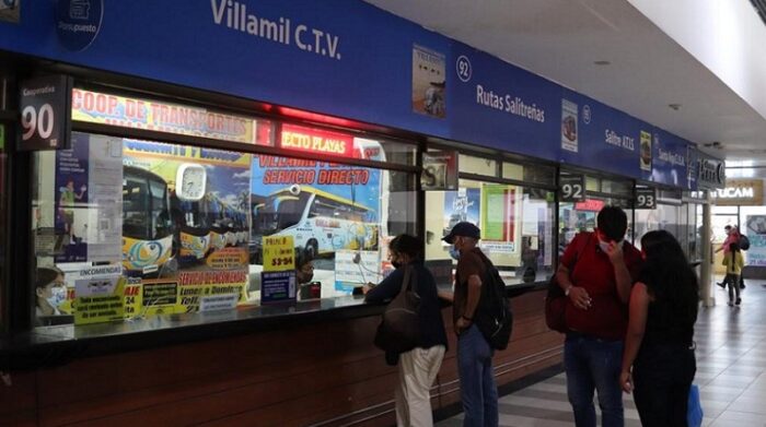 Cierre de boleterías en Terminal Terrestre de Guayaquil