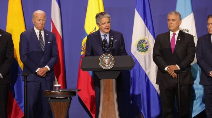 Guillermo Lasso, presidente de Ecuador durante la Cumbre de las Américas 2022. Foto: Cortesía Presidencia