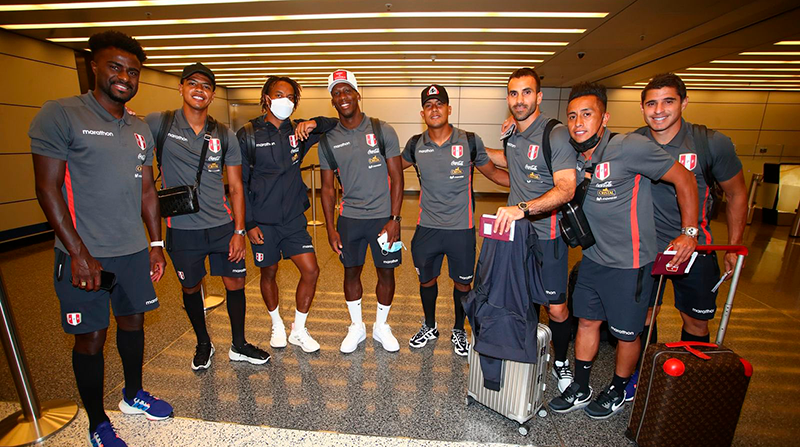 La selección peruana de fútbol ya llegó a Doha, Catar. Foto: Twitter @SeleccionPeru