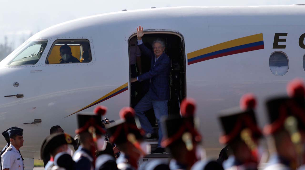 Presidente de Ecuador viajó a Los Ángeles para participar en la novena Cumbre de las Américas, en busca de cooperación internacional. Foto: Carlos Noriega / EL COMERCIO.