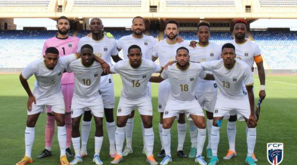 Jugadores de la selección nacional de Cabo Verde previo a un partido de las eliminatorias para la Copa Africana de Naciones. Foto: Facebook Federação Cabo-verdiana de Futebol