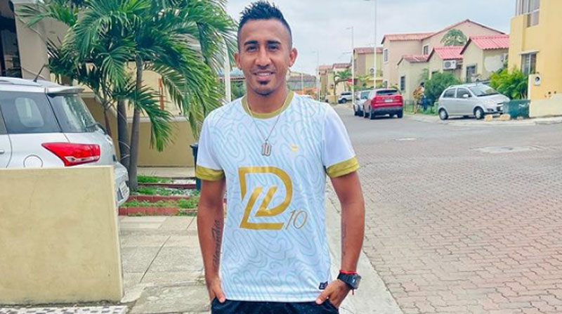 Danny Luna, jugador ecuatoriano. Foto: Instagram elcholo_10