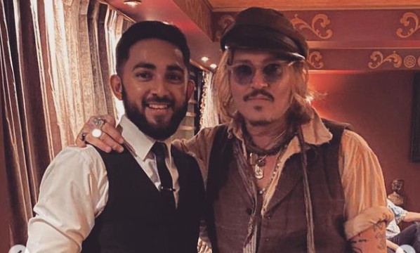 El actor de ‘Piratas del caribe’ gastó más de USD 60 000 en la noche del pasado domingo 5 de junio. Foto: Instagram @varanasi.restaurants