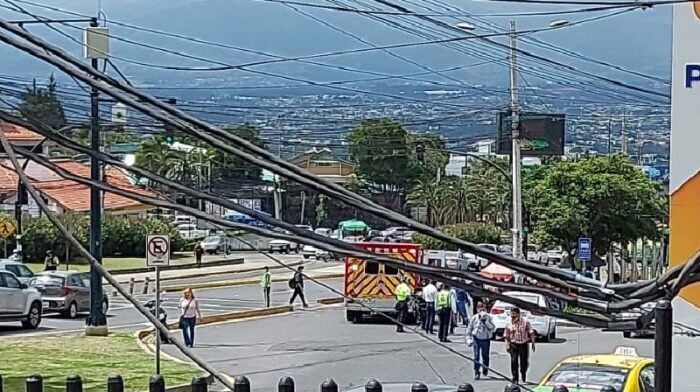 Dos personas fueron víctimas de un asalto violento en el sector de Cumbayá, el pasado 14 de junio. Foto: Cortesía