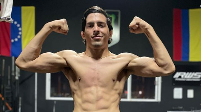 Adrián Luna, luchador ecuatoriano de MMA. Foto: Instagram adrianlunamartinetti