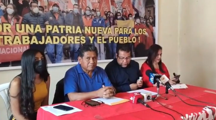 Frente Popular se movilizará esta tarde en contra del Gobierno. Foto: Captura de pantalla.